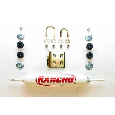 Rancho steering stabilizer silver boot sold separately single ford bronco/f-150