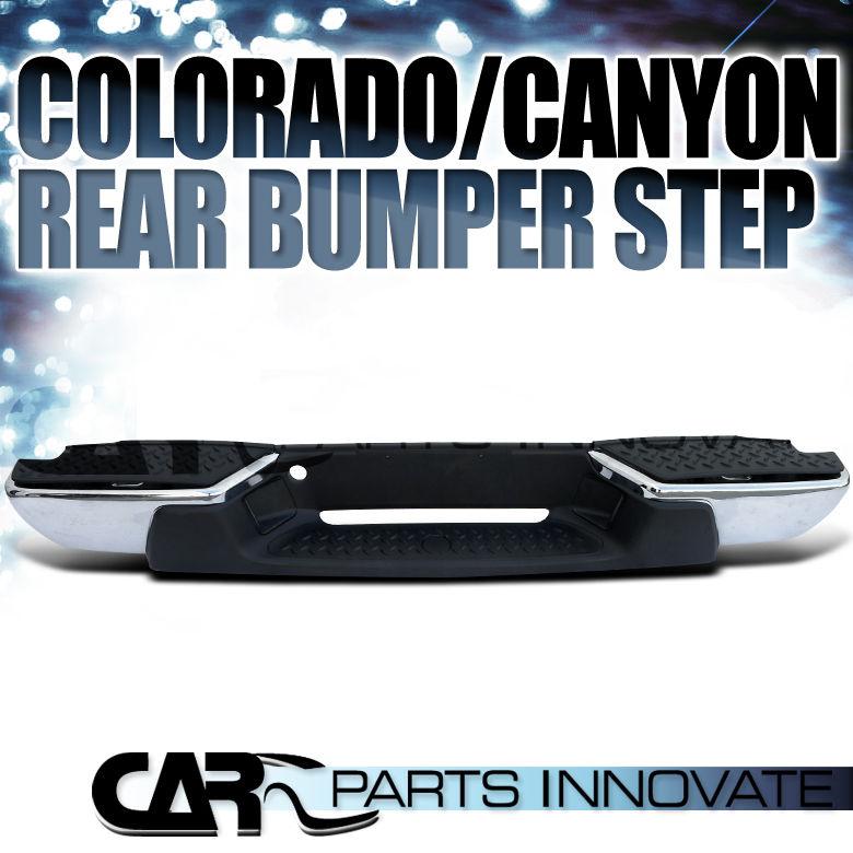 2004-2007 colorado canyon polished stainless steel rear bumper step
