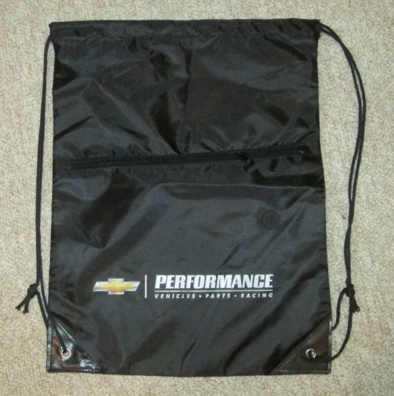 Chevrolet performance back pack carry bag