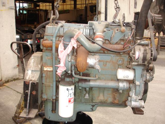 Series 40 detroit diesel/ihc gen set engine, w/radiator, air cleaner and guard