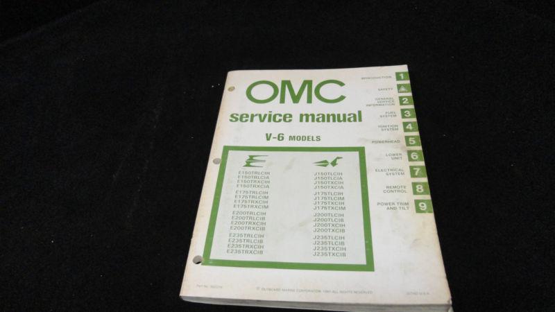 #392076 1981 evinrude v-6 models service manual outboard motor engine 