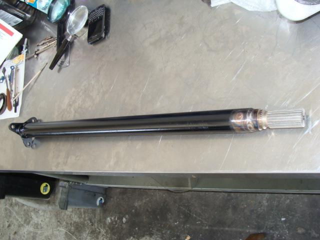 Bmw x5 transfer case front  drive shaft   1 inch longer  for this *see pictures*