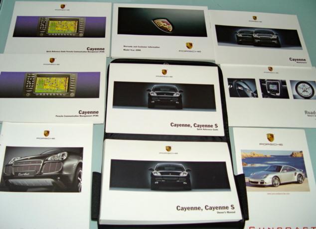 06 2006 porsche cayenne cayenne s owners manual guide set portfolio 