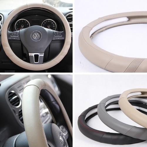 Steering wheel cover 58010 leather honda toyota beige honda nissan 14"-15" suv 