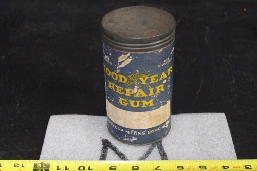 Vintage goodyear quick repair gum tin 1 lb size full of original contents
