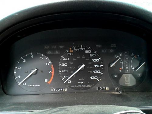 Speedometer cluster 1990 90 honda accord 4 dr at auto 227311