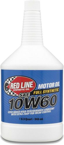 Red line 10w60 motor oil 1 qt