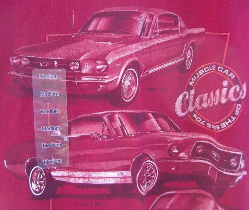 Muscle car classics of the 60’s &amp; 70 t-shirt. excellent condition. size: x-large