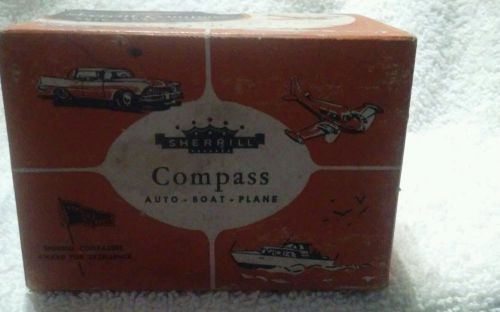 Vintage sherrill compass auto -boat-plane model 596 universal still in box