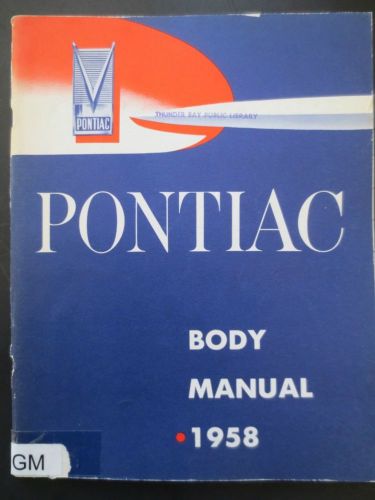 1958 pontiac body manual