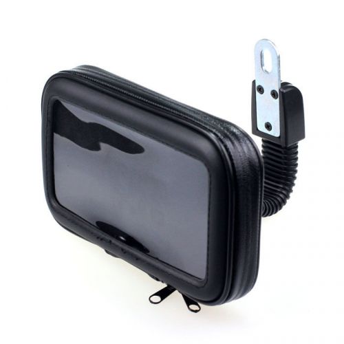 New waterproof motorcycle rear view mirror mount case for phone gps 5&#039; practical