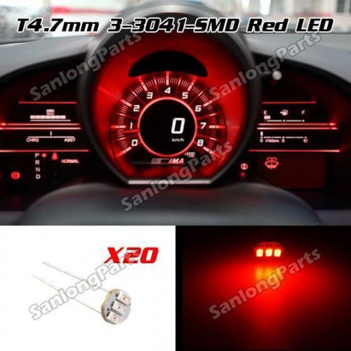 20pcs smd led instrument cluster repair for 03 04 05 06 chevy red