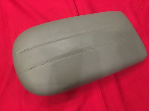 Ford expedition center console armrest arm rest grey leather 97 98 99 00 01 02