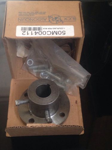 Buck algonquin split hub propeller shaft coupling 50mc004112 1 1/8 shaft size