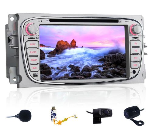 Android 4.4 quad core car radio dvd player gps navi for ford focus mondeo s-max