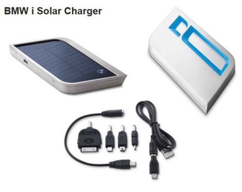 Genuine bmw i solar usb charger for iphone ipod ipad mobile phone original