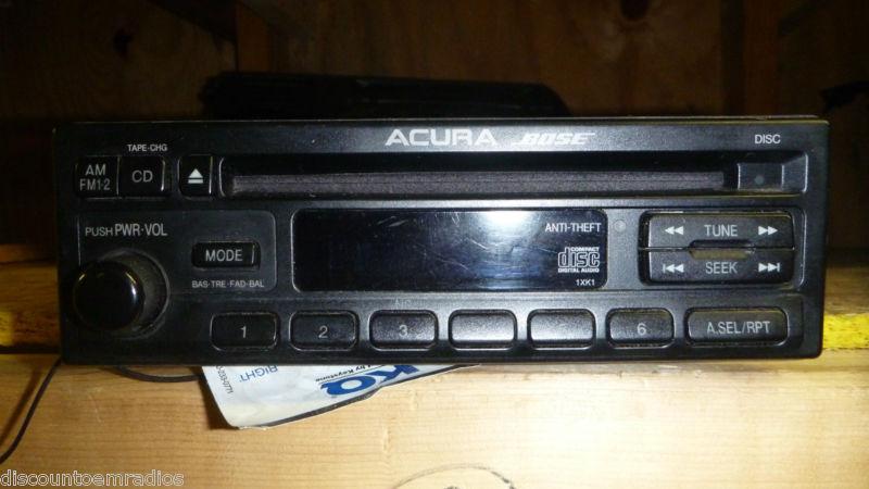 97-01 acura cl bose radio cd player & theft code 39100-ss8-a010 oem *