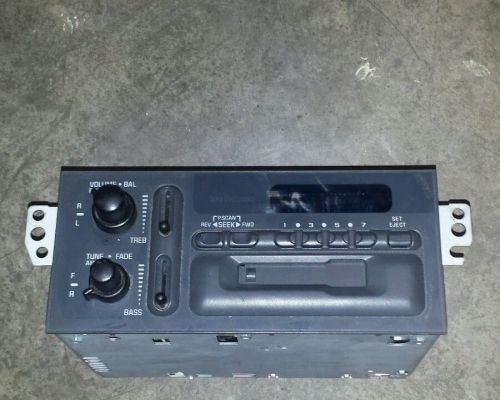 96 97 98 99 cavalier s10 am fm cassette tape player radio stereo