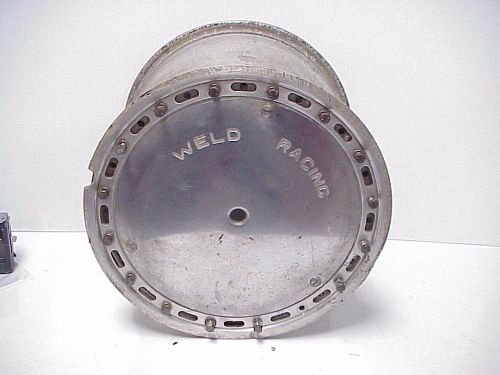Weld xl 15 x 12&#034; aluminum wide 5 beadlock wheel 7&#034; offset u25 late model mudbog
