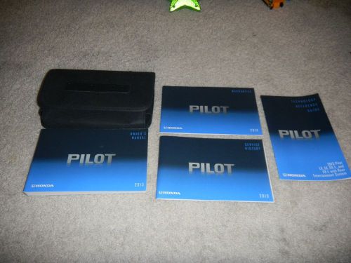 2013 honda pilot owners manual set with free shipping