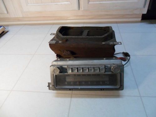 Vintage dodge tube car radio amplifier speaker system am hi fi old obselete