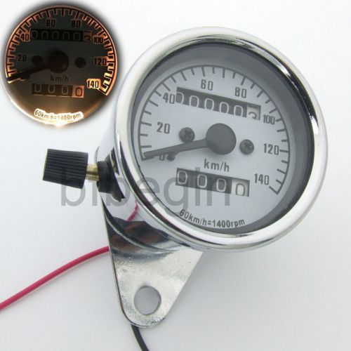 Motorcycle universal led tachometer &amp;  speedometer gauge odometer with bracket