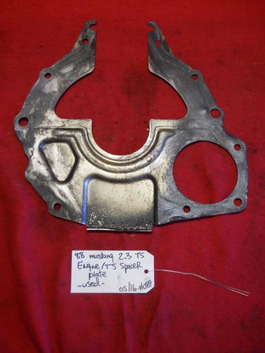 2.3 2300 ford t5 5 spd manual transmission engine block spacer adaptor plate 089
