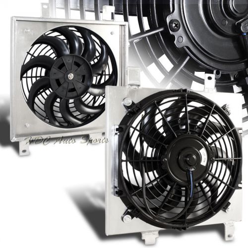 For 90-93 acura integra jdm lightweight aluminum radiator fan shroud + 12&#034; fan