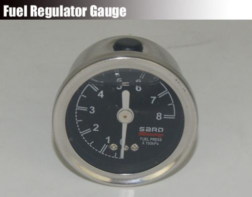 Universal sard liquid-filled turbo charger fuel pressure regulator oil gauge