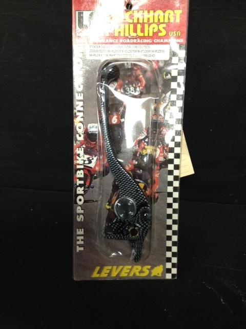 Lockhart phillips carbon fiber clutch lever, stock# 240-1216c