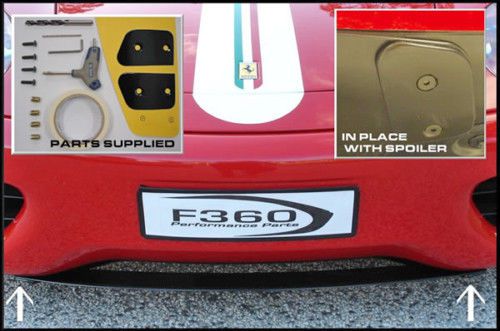 Ferrari 360 front spoiler &amp; skid plates