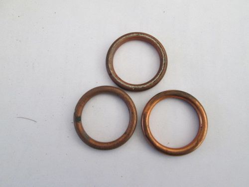 Copper bound asbestos crushable gaskets 2.128&#039;&#039; o.d. x1.621 i.d.&#039;&#039;