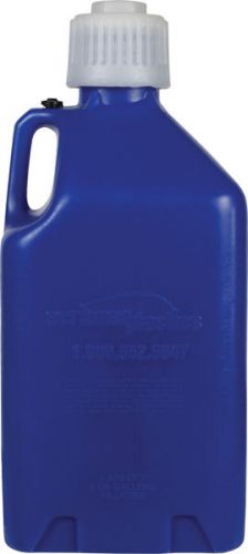 Scribner utility jug fuel water can motorsport container dark blue plastic race