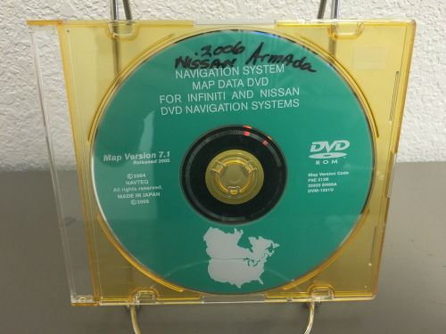 Nissan infiniti navigation map dvd map version 7.1 25920 eh05a / dvm-1201u