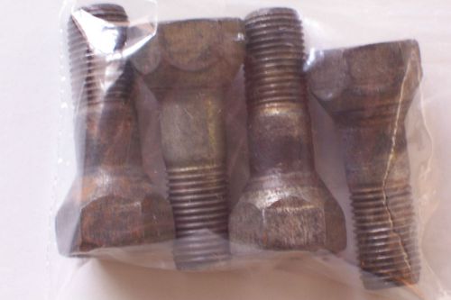 Fiat 124 2000 wheel lug nuts (4) four - excellent working condition - 1 3/4&#034;