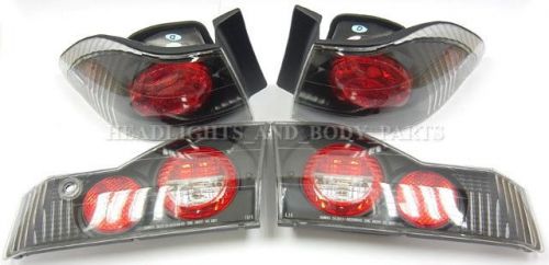 For honda accord 98- tuning rear tail lights side lamps right left set