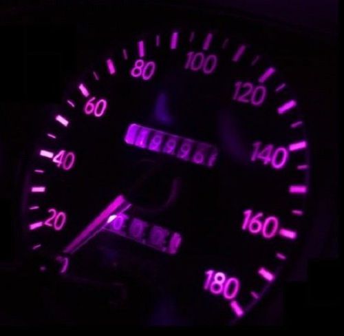 Dash instrument cluster gauge pink led light upgrade kit fits 99-04 ford mustang