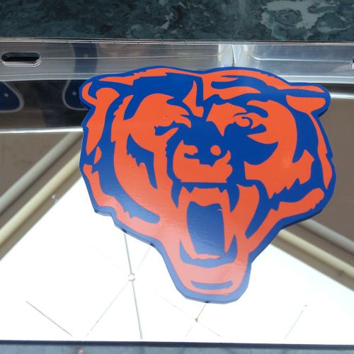 Nfl - acrylic chicago bears license plate