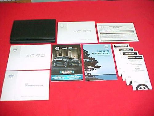 2016 volvo xc 90 xc90 new original owners manual service guide kit 16 + case oem