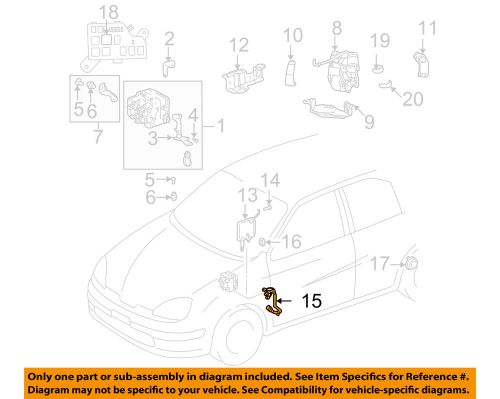 Toyota oem 01-03 prius abs-harness 8963947030