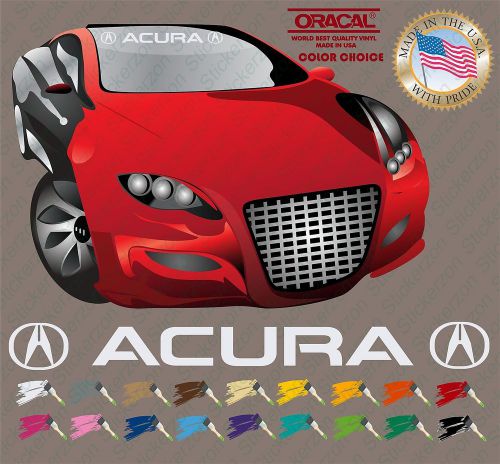 Acura windshield banner, decal, sticker car sport racing truck