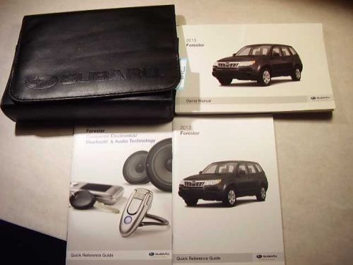 2013 subaru forester owners manual in very good condition. 7724-69