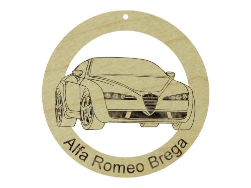 Alfa romeo brega natural maple solid hardwood ornament sanded finish