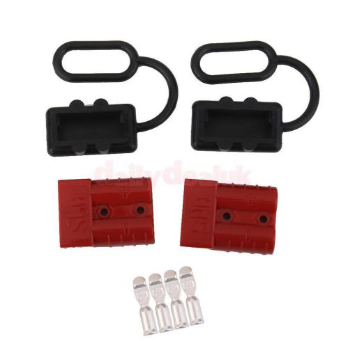 Battery quick connector kit 50a 600v plug connect disconnect winch trailer