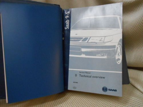 1998 saab 9-5 technical data overview tools chemical repair service shop manual