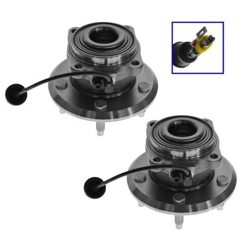 Rear wheel hub &amp; bearing 5 lug abs pair set for torrent equinox vue xl7 hybrid