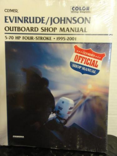 Clymer outboard shop manual for evinrude/johnson 5-70 hp 4-stroke 95&#039;-01&#039; ~ b753