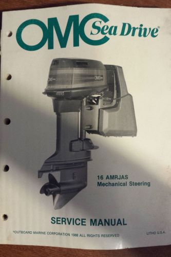Omc sea drive service manual 16 amrjas machanical steering 0507709