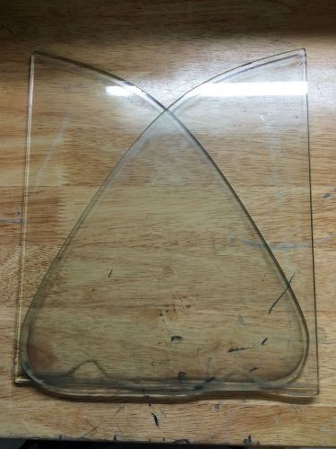 Vw bug vent window glass left and right duroglas 1955