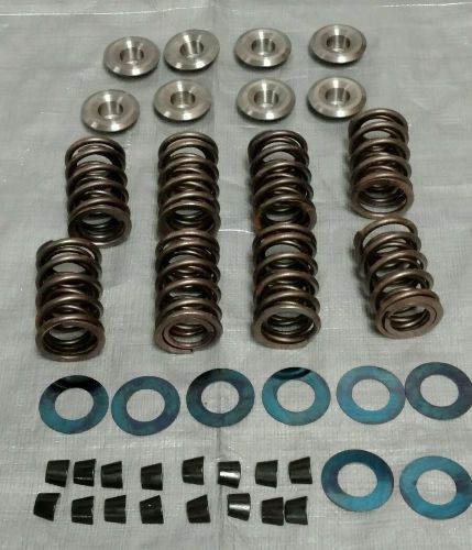 Ford 2.3 turbo svo double valve springs titanium retainers guides degree locks